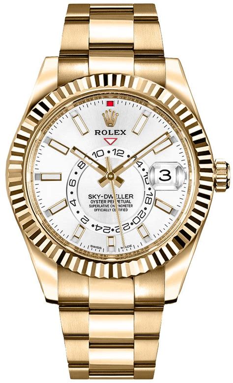 rolex sky dweller or blanc|rolex sky dweller in stock.